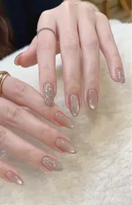 【トレンド】マグネットワンカラー🩵orフラッシュネイル✨ パーツ1個プレゼン付き🎀