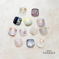 フットジェルネイル（オフ無し）👣💎選べる新作デザイン