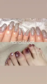 【ハンド&フット】Flash or magnet ♡one color♡