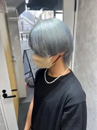 【メンズ限定⭐️】ハイトーンにしたいならこれ!2ブリーチ+ワンカラー+トリートメント
