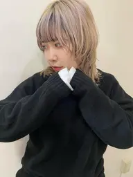 デザインカット+透け感カラー✂︎