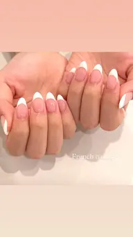 オフありフレンチ🤍(パラジェル使用)(ドライケア)(現金のみ)