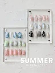 【オフあり】ハンド💅夏トレンドネイル🐳🍧パラジェル変更可🙆🏻♀️