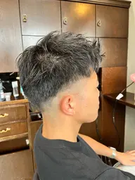「メンズ限定」メンズカット＋ヘッドスパ＋炭酸シャンプー＋眉毛カット