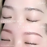 ミニモ学割U24🌸アイブロウWAX➕カラー🤎【オーガニックwax使用/間引き・メイク込】メンズ可🚹◎