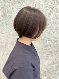 【三好の白髪ぼかしハイライト】水素カラー+トリートメント+白髪ぼかしハイライト