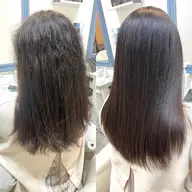 ✂️【カット+縮毛矯正】✨圧倒的人気✨似合わせカット&髪質改善縮毛矯正&プレトリートメント