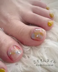 【ご新規様オフ無料】フットネイル🦶2本アート♨️足湯付き