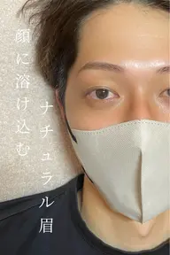 【お顔に馴染むナチュラル眉毛】ワックス＋間引き
