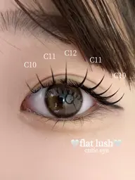 当日予約限定クーポン👀❣️フラットラッシュ110本まで◎