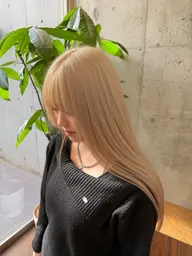 ✳︎髪色も髪型もメンテナンス✳︎ブリーチリタッチ+カラー+ メンテナンスカット+トリートメント