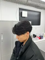 🔥ミニモ学割🔥【シャドウorフェザーorツイスパorスペインカール】+メンズカット眉カット付き✨土日祝+¥1100