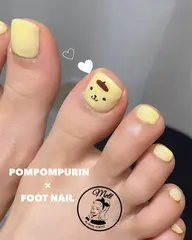 フットネイル✨持ち込みorお任せデザイン¥6500→¥5500(持ち込みはパーツ代別途)