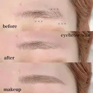 Women's 美眉スタイリング《眉毛ワックス脱毛》黄金比の眉毛メイクで垢抜け！