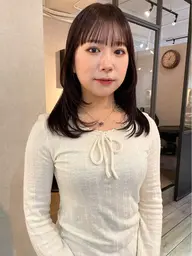 🫧⌇ minimo限定⌇🫧 レイヤーカット+透明感カラー+はちみつトリートメント