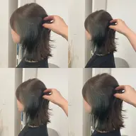 カット+顔まわりインナーカラー+クイックトリートメント💞✨