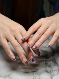 💎ご新規様✨ハンド/きれいめネイル⭐︎フレンチネイル💎他店オフ込み♡クリアベース1色にご希望のフレンチカラーで♡♡