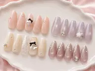 (ケア,オフ込)🍒サンプルから選べるシンプルコース🍬カラー変更🉑