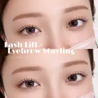 🌻大人気似合わせデザインで一気に可愛くなれる🌻ラッシュリフト×眉毛ワックス※HPBはトリートメント付き