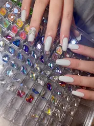 💅長さだし10本+ワンカラー(ラメジェルあり)