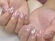 オフ代込💫|120分持ち込みデザイン+大パーツ4個付+艶コーティング付🌟(フィルイン/パラジェル変更/小パーツ込)