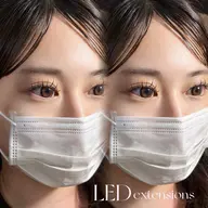 《マツエク》LEDフラットラッシュ120本（オフなし）