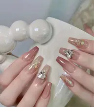 ★ハンド3〜5本チップ長さ出し+4本アートし放題 3D or キャラクターは含まれません。