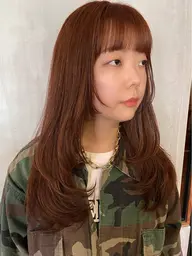 【小顔見え◎】顔まわりレイヤー🕊️+透明感カラー ¥6,900