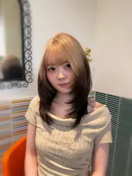 ミニモ限定ルーツカラー＋カット🎀（2ブリーチ+カラー込み）