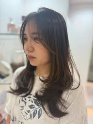 《土日限定》ロングヘア カット+カラーෆ.*・゚