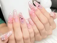 《ミニモ学割》【長さだし】持ち込みデザインアート・パーツつけ放題💕