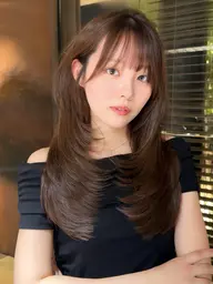 【ミニモ新規限定人気No1メニュー】韓国風カット+カラー+1StepTR🦋※韓国風以外も切れます