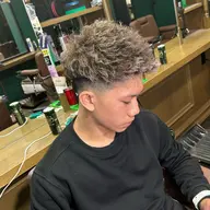 メンズカット+パーマ各種+ハイライト+カラー+トリートメント ¥23000~ #メンズサロン