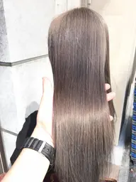 【✨ ❄️winter❄️ ✨premiumメニュー】✨艶透明感ブリーチ+艶カラー&ハホニコTR✨