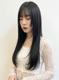 カット+髪質改善カラー+髪質改善システムトリートメント