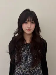 【当日予約大歓迎🩶】うる艶透明感カラー➕オリジナルトリートメント➕コテ巻きorストレート仕上げ🩶