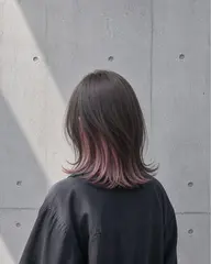 ケアカラー➕インナーカラー 🍒ྀི(プラス料でトリートメントもご利用可能です🙆🏻♀️)
