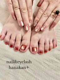 限定クーポン【オフなし】ハンド&フットネイルワンカラー(マグネット&フラッシュネイルもOK)