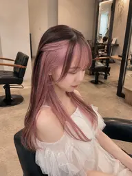 【✨少し雰囲気変えたい方おすすめ✨️】フェイスフレーミング(ヘムライト)➕カラー➕高保湿トリートメント💖