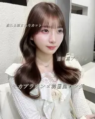 【🪞人気No. 1クーポン🪞】💎透明感ケアカラー＋似合わせカット＋超音波艶トリートメント💎