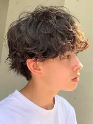 【メンズ】✂️🌀カット➕シャドウパーマ✂️🌀