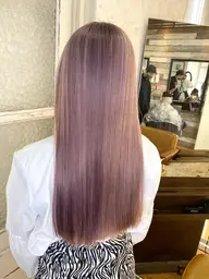 【💖気になる癖をまっすぐ💖】🌸カット+酸性髪質改善ストレート+プレミアムトリートメント🌸