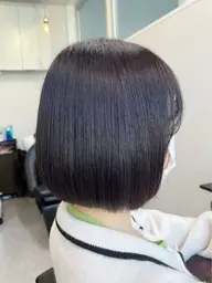 🛼カット➕リタッチ(根元のみ)縮毛矯正➕ハホニコトリートメント🛼ストレート/艶髪/うる艶/美髪/縮毛矯正/くせ毛ケア