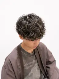 メンズカット+スパイラルorツイストorフェザーパーマ