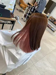 インナーカラー＋ファションカラー全体染め