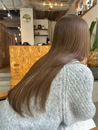 【ハイトーンにしたい方へ】似合わせカット&ブリーチダブルカラー(リタッチ可)&トリートメント