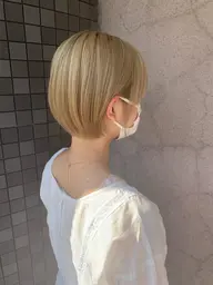 カット+ダブルカラー(イルミナカラーとケアブリーチ使用)