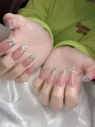フェンネル💅ラメ入りデザイ💕