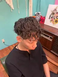 男性限定‼️【カット+クリームパーマ+眉カット】🌀テスト用モデル様