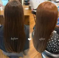 【超お得】ダメージ95%軽減⟡.·ケアカラー＋3stepトリートメント𓂃🫧‪＋前髪カット付き‪‪❤︎‬